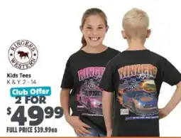 Anaconda Ringers Western Kids Tees offer