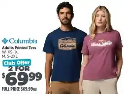 Anaconda Columbia Adults Printed Tees offer