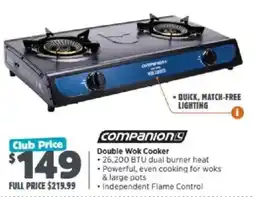 Anaconda Companion Double Wok Cooker offer