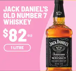 IGA Jack Daniel's Old Number 7 Whiskey offer