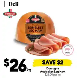 Drakes Dorsogna Australian Leg Ham offer