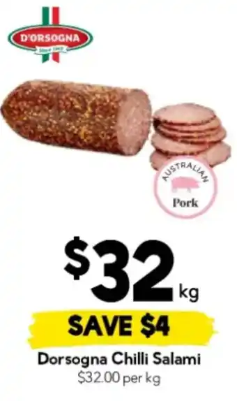 Dorsogna Chilli Salami