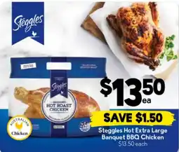 Drakes Steggles Hot Extra Large Banquet BBQ Chicken offer