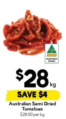 Drakes Australian Semi Dried Tomatoes offer