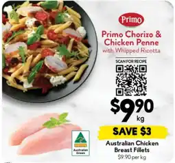 Drakes Primo Chorizo & Chicken Penne with Whipped Ricotta offer