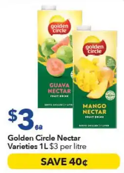 Ritchies Golden Circle Nectar Varieties offer