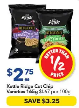 Ritchies Kettle Ridge Cut Chip Varieties offer