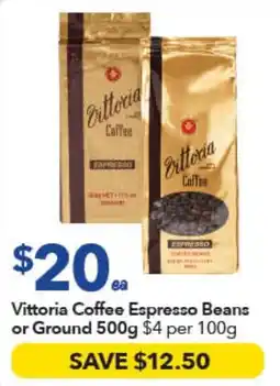 Ritchies Vittoria Coffee Espresso Beans offer
