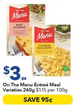 Ritchies On The Menu Entree Meal Varieties offer
