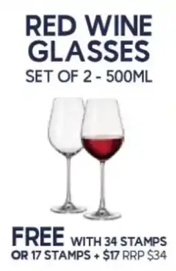 Drakes Red Wine Glasses offer