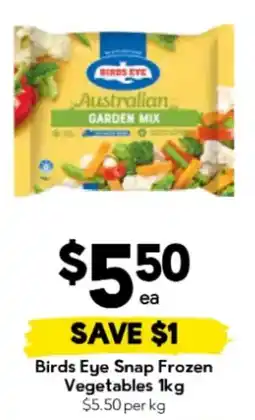Drakes Birds Eye Snap Frozen Vegetables offer