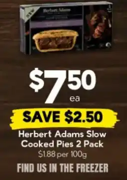 Drakes Herbert Adams Slow Cooked Pies offer
