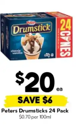 Drakes Peters Drumsticks offer