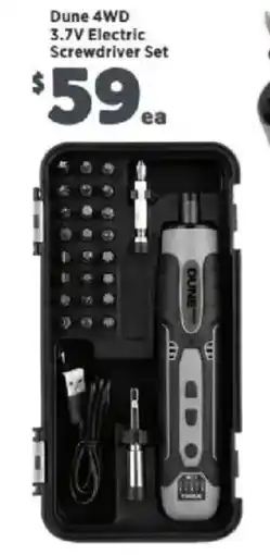 Anaconda Dune 4WD 3.7V Electric Screwdriver Set offer