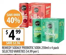 Supabarn Remedy Sodaly Prebiotic Soda offer