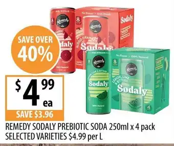 Supabarn Remedy Sodaly Prebiotic Soda offer