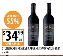 Supabarn Stonehaven Reserve Cabernet Sauvignon offer