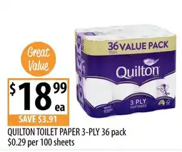 Supabarn Quilton Toilet Paper 3-Ply offer