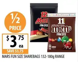 Supabarn Mars Fun Size Sharebags offer
