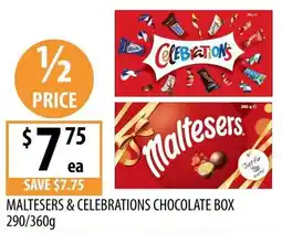 Supabarn Maltesers & Celebrations Chocolate Box offer