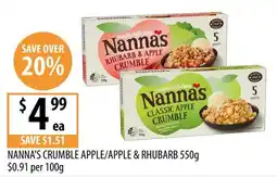 Supabarn Nannas Crumble Apple offer