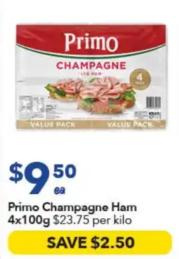 Ritchies Primo Champagne Ham offer