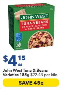 Ritchies John West Tuna & Beans Varieties offer