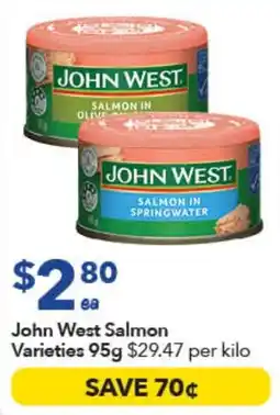 Ritchies John West Salmon offer