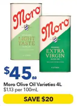Ritchies Moro Olive Oil Varieties offer