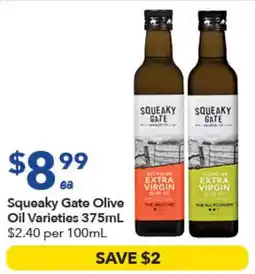 Ritchies Squeaky Gate Olive Oil Varieties offer