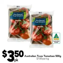 Drakes Australian Truss Tomatoes offer