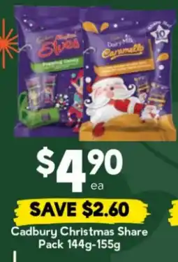 Drakes Cadbury Christmas Share Pack offer