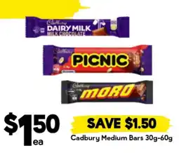 Drakes Cadbury Medium Bars offer