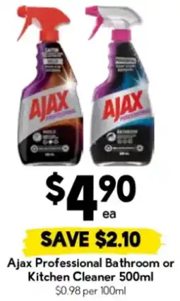 Drakes Ajax Professional Bathroom or Kitchen Cleaner offer