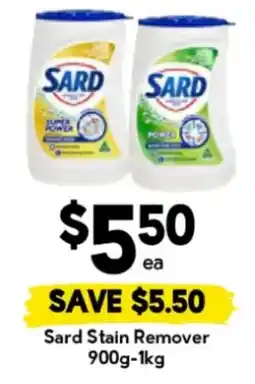 Drakes Sard Stain Remover offer