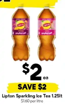 Drakes Lipton Sparkling Ice Tea offer