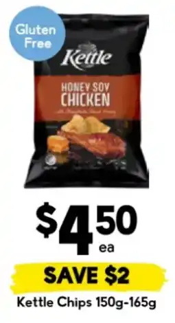 Drakes Kettle Chips Honey Soy Chicken offer