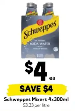 Drakes Schweppes Mixers offer