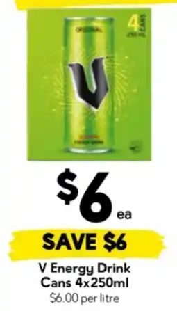 Drakes V Energy Drink offer