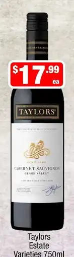 Liquor Stax Taylors Estate Varieties offer