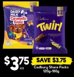 Drakes Cadbury Share Packs offer