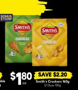 Drakes Smith's Crackers offer