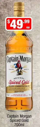 Liquor Stax Captain Morgan Spiced Gold offer