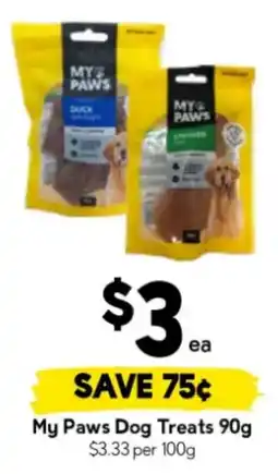 Drakes My Paws Dog Treats offer