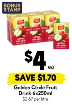 Drakes Golden Circle Fruit Drink offer
