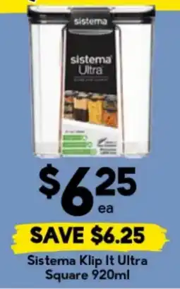 Drakes Sistema Klip It Ultra Square offer