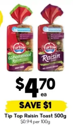 Drakes Tip Top Raisin Toast offer