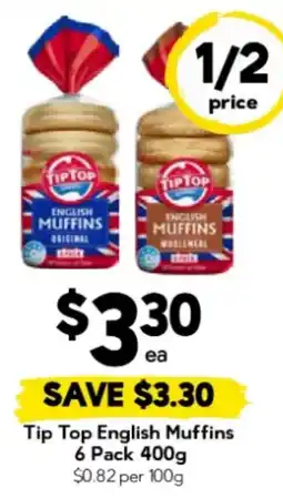 Drakes Tip Top English Muffins offer