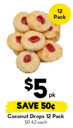Drakes Coconut Drops offer
