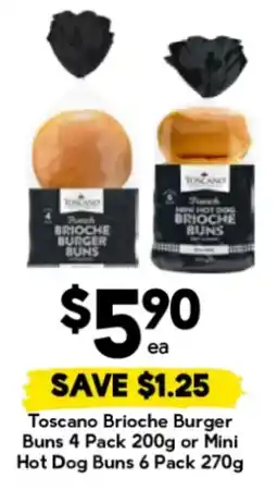 Drakes Toscano Brioche Burger Buns offer
